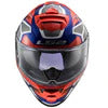 LS2 FF800 Storm Faster Red Blue Matt Helmet - Riders Junction