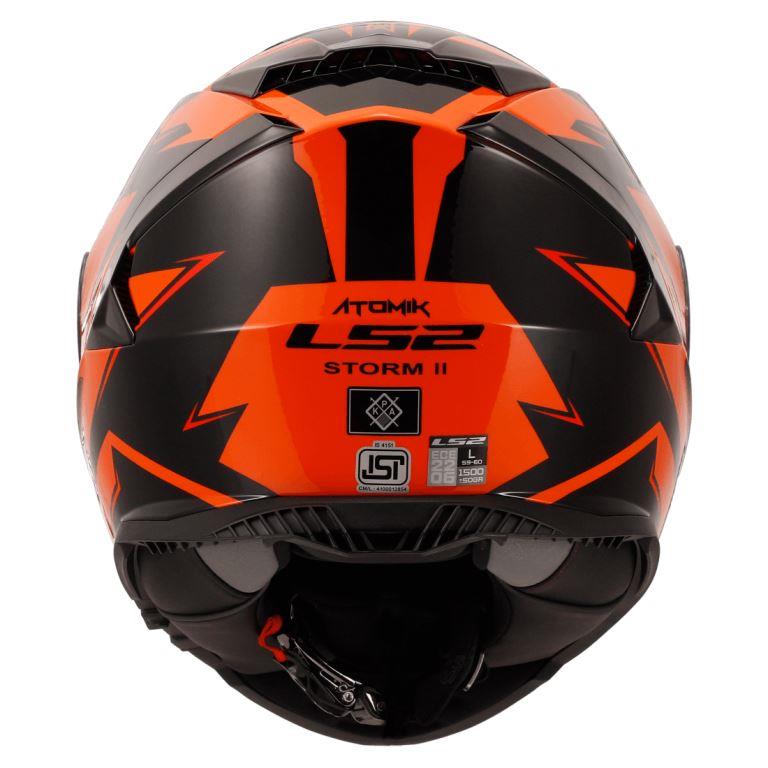 LS2 FF800 Storm II Atomik Black Orange-06