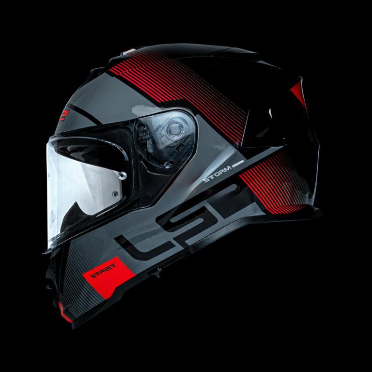 LS2 FF800 Storm II Epic Black Red Helmet