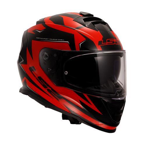 LS2 FF800 Storm Ii Atomik Black Red Helmet - Riders Junction