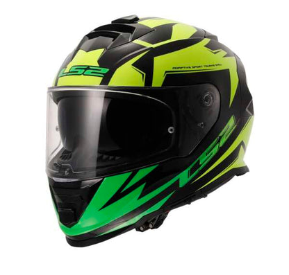 LS2 FF800 Storm Ii Atomik H-v Yellow Shadow Helmet