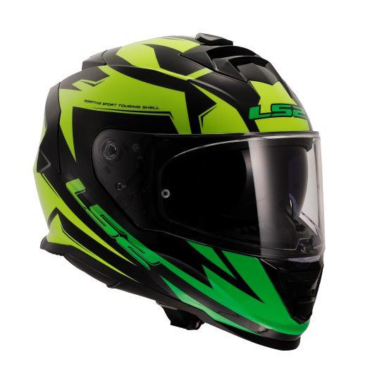 LS2 FF800 Storm Ii Atomik H-v Yellow Shadow Helmet - Riders Junction