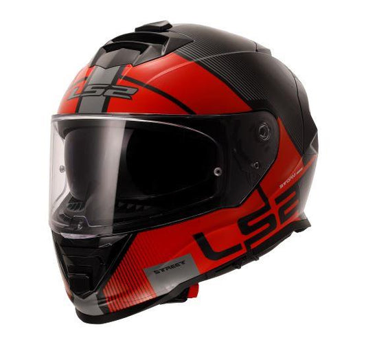 LS2 FF800 Storm Ii Epic Red Grey Helmet