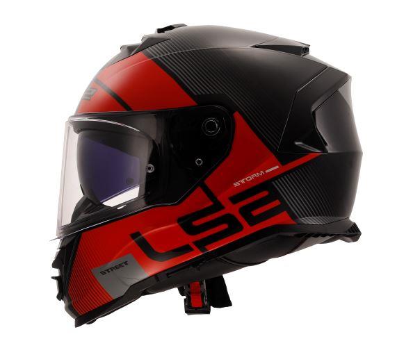 LS2 FF800 Storm Ii Epic Red Grey Helmet - Riders Junction