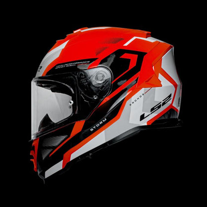 LS2 FF800 Storm Ii Kronos Red White Helmet