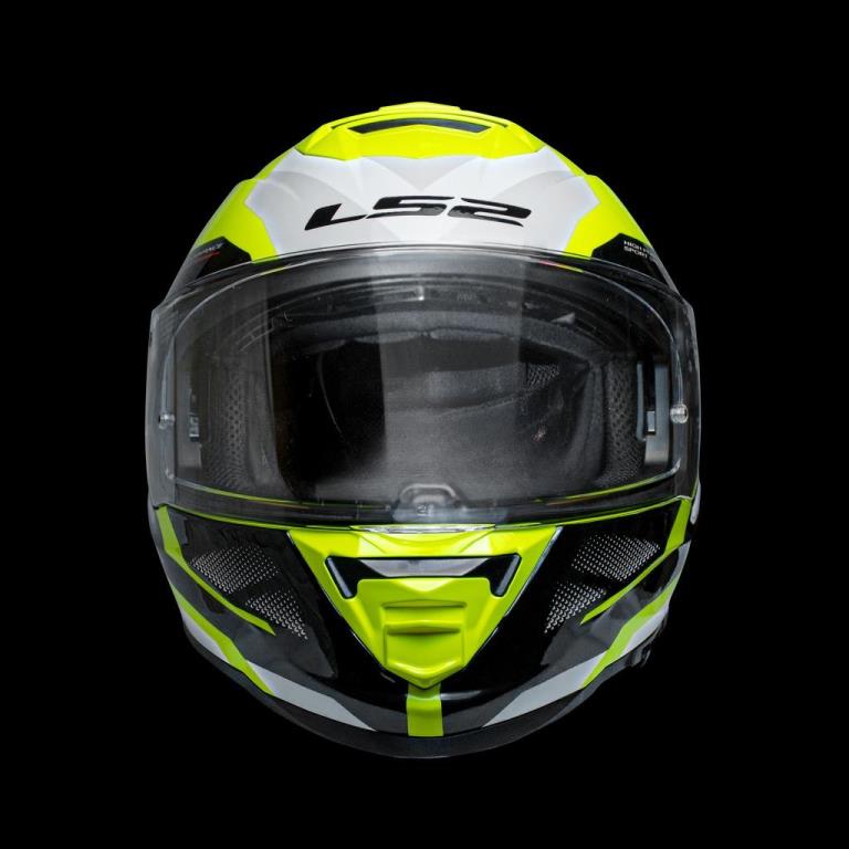 LS2 FF800 Storm Ii Kronos Yellow White Helmet