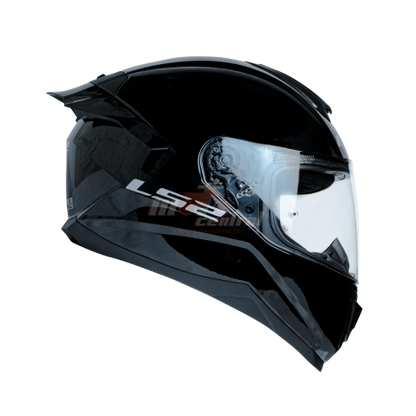 LS2 FF802 Flash Solid Black Gloss - Helmet