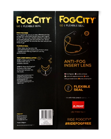 LS2 FF802 Helmet Antifog Insert Fog City Lens – Clear