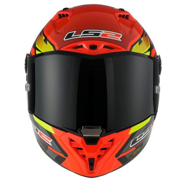 LS2 FF805 Thunder Carbon GP Aero Fire Gloss Red Black Helmet