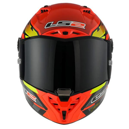 LS2 FF805 Thunder Carbon GP Aero Fire Gloss Red Black Helmet