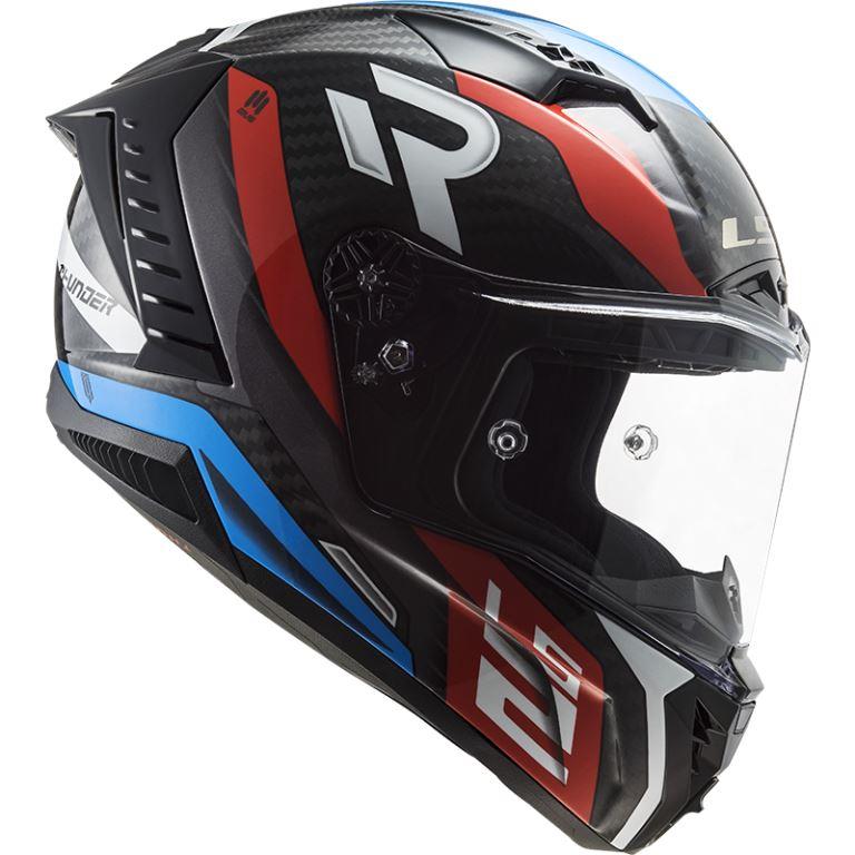 LS2 FF805 Thunder Carbon Supra Red Blue-06 - Helmet