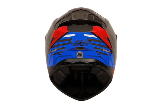 LS2 FF811 Vector II Absolute Gloss Black Red Blue Helmet - Riders Junction