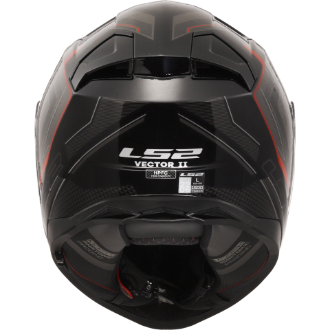LS2 FF811 Vector II Alizer Gloss Black Red - Helmet