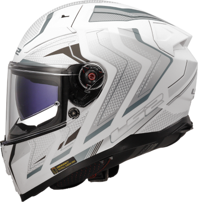 LS2 FF811 Vector II Alizer Gloss White Silver - Helmet
