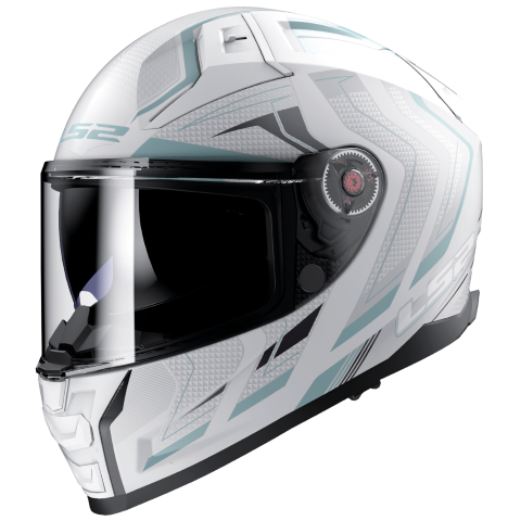LS2 FF811 Vector II Alizer Gloss White Silver - Helmet