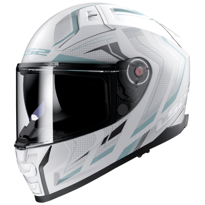 LS2 FF811 Vector II Alizer Gloss White Silver - Helmet