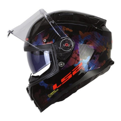 LS2 FF811 Vector II Kamo Gloss Black Blue - Helmet