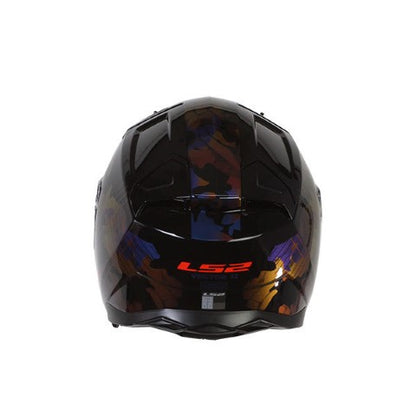 LS2 FF811 Vector II Kamo Gloss Black Blue - Helmet