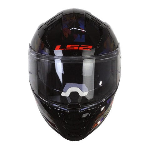 LS2 FF811 Vector II Kamo Gloss Black Blue - Helmet