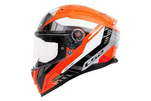 LS2 FF811 Vector II Stylus Gloss Fluo Orange Black Helmet