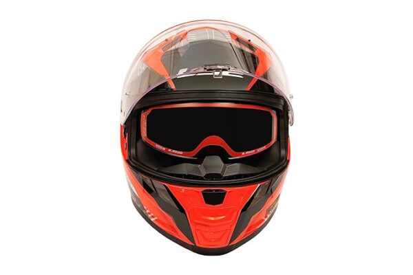 LS2 FF811 Vector II Stylus Gloss Fluo Orange Black Helmet - Riders Junction