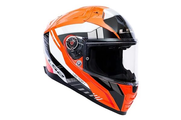 LS2 FF811 Vector II Stylus Gloss Fluo Orange Black Helmet - Riders Junction
