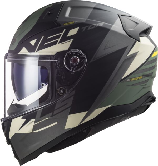 LS2 FF811 Vector Ii Absolute Matt Black Silver Helmet