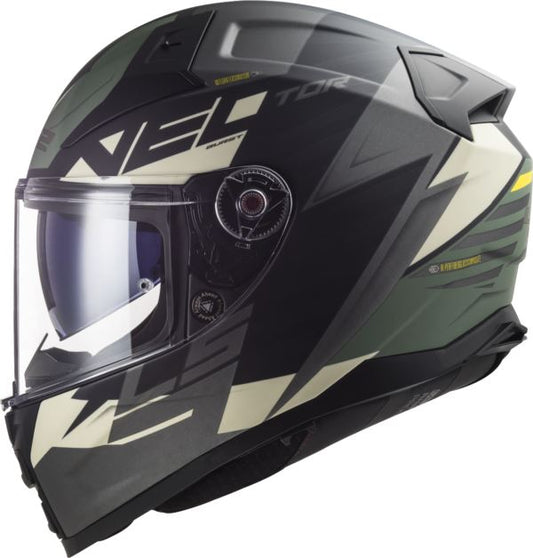 LS2 FF811 Vector Ii Absolute Matt Black Silver Helmet