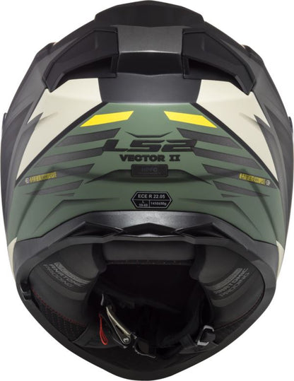 LS2 FF811 Vector II Absolute Matt Black Silver Helmet - Riders Junction