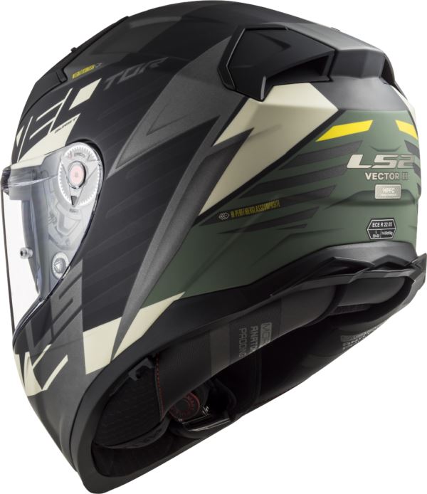LS2 FF811 Vector II Absolute Matt Black Silver Helmet - Riders Junction