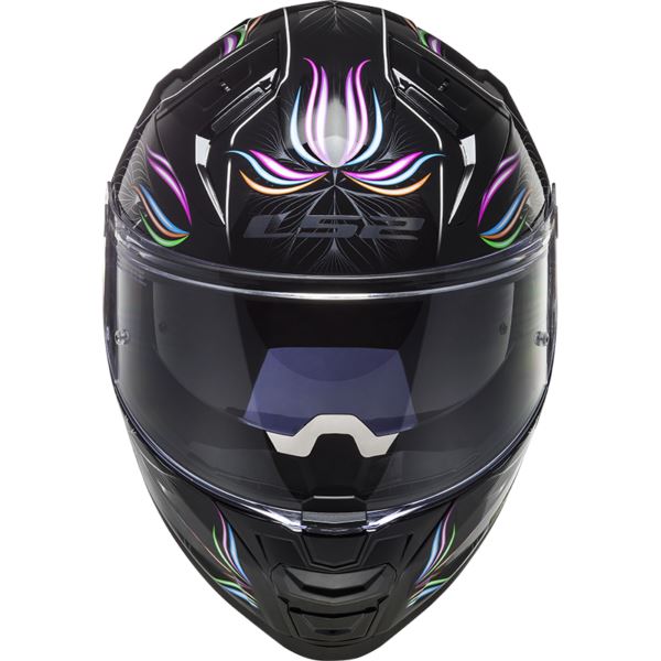 LS2 FF811 Vector Ii Tropical Gloss Black White Helmet