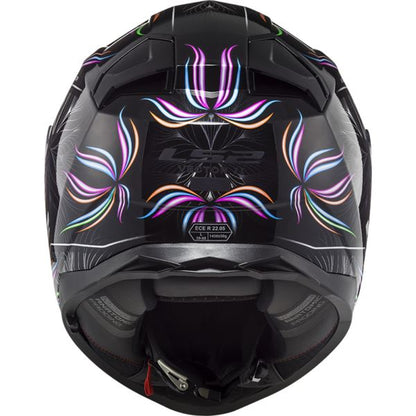 LS2 FF811 Vector II Tropical Gloss Black White Helmet