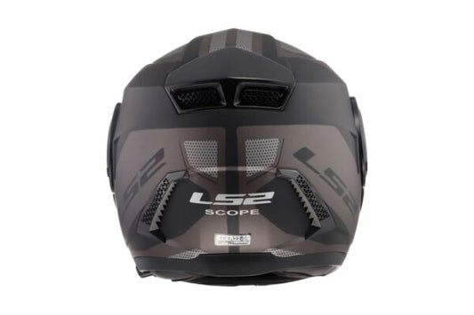 LS2 FF902 Scope Axis Matt Black Titanium Helmet - Riders Junction