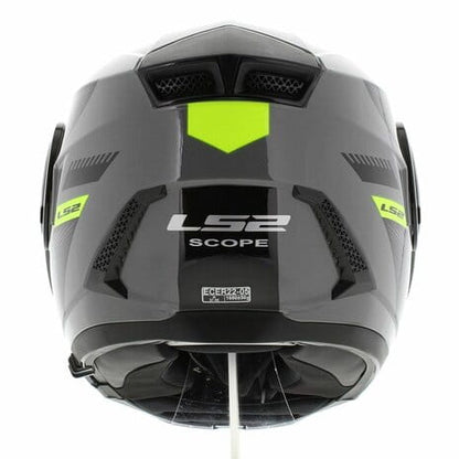 LS2 FF902 Scope Max Nardo Grey H-v Yellow Helmet - Riders Junction