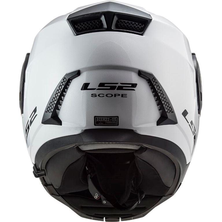LS2 FF902 Scope Solid White Helmet - Riders Junction