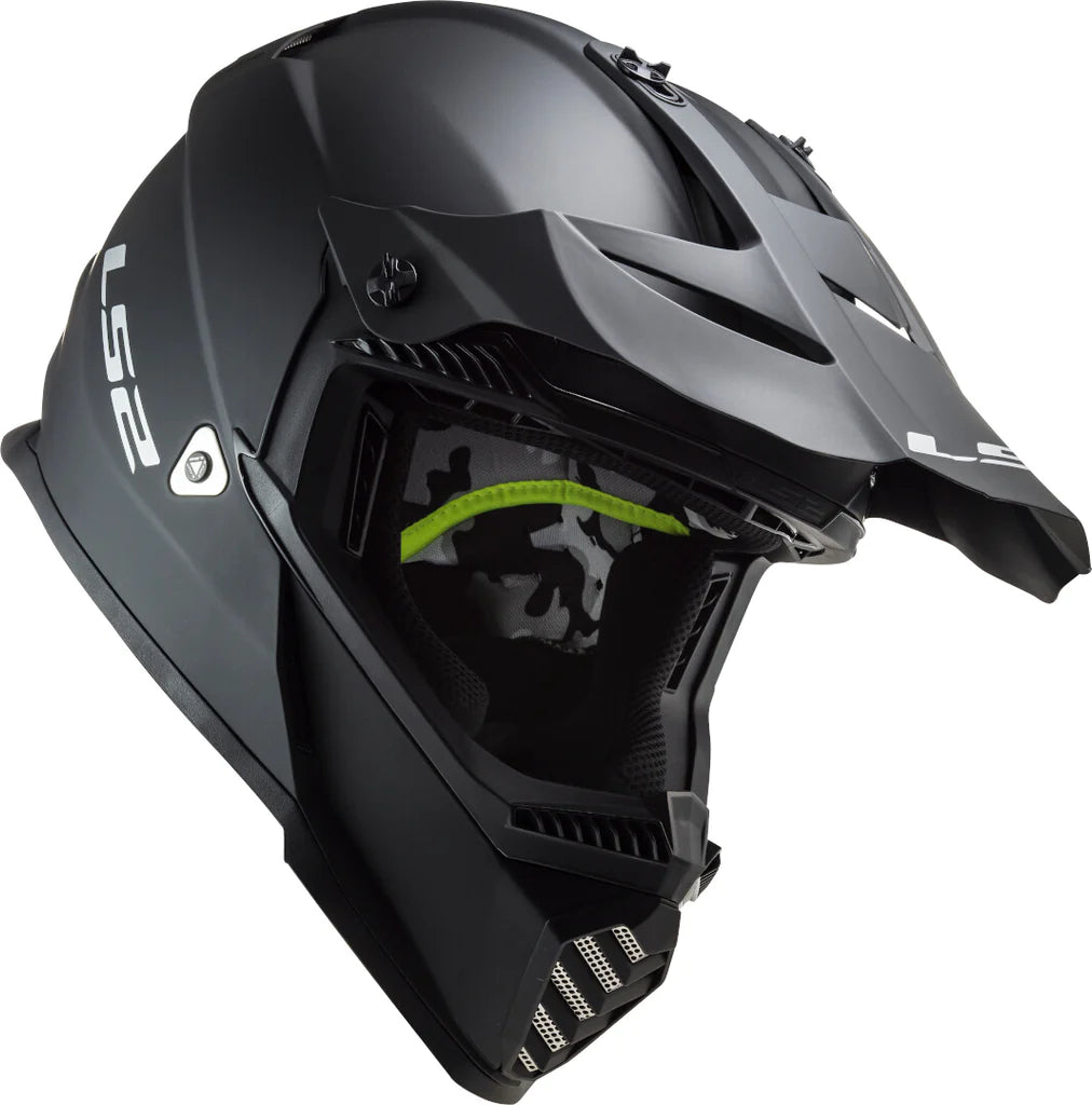 LS2 Fast Evo Solid Matt Black-M Size Helmet MX437