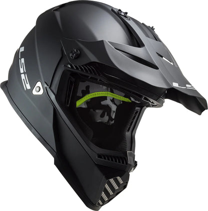 LS2 Fast Evo Solid Matt Black-M Size Helmet MX437