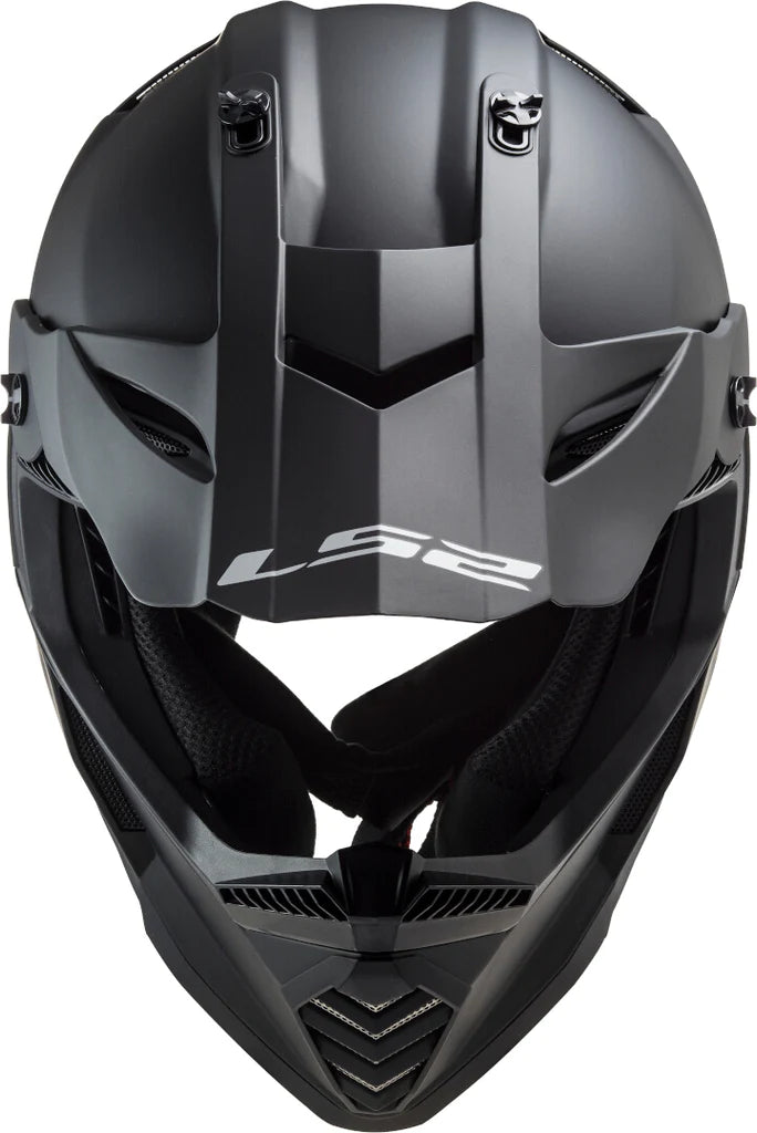 LS2 Fast Evo Solid Matt Black-M Size Helmet MX437