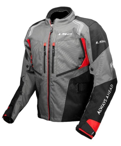 LS2 Narvik Riding Jacket - Black Dark Grey