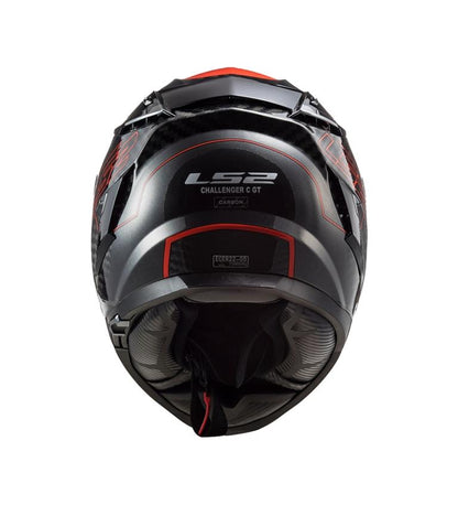 LS2 FF327 Challenger CT2 Fold Red Gloss Helmet - Riders Junction