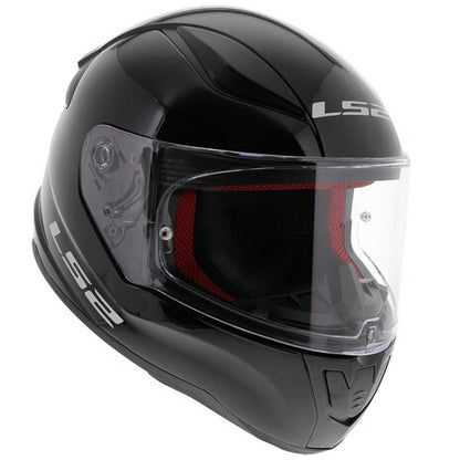 LS2 FF353 Rapid mini Single Mono gloss black Helmet - Riders Junction