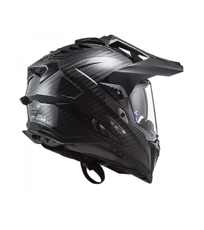 LS2 MX701 C Explorer Solid Gloss Carbon-06 Helmet - Riders Junction
