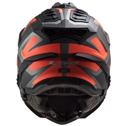LS2 MX701 Explorer Alter Matt Black Fl.orange-06 Helmet - Riders Junction