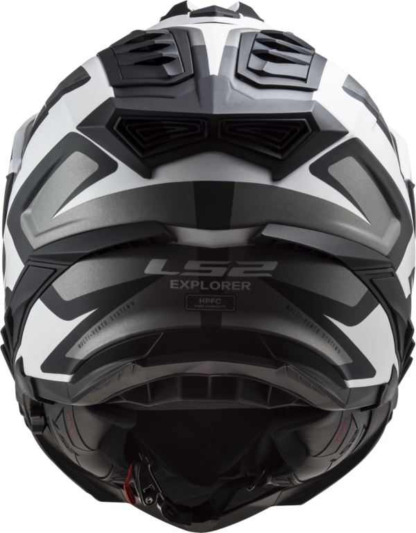 LS2 Helmets Explorer Alter Matt Black White-06 - MX701