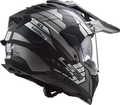 LS2 MX700 Explorer Atlantis Matt Titanium-06 Helmet - Riders Junction