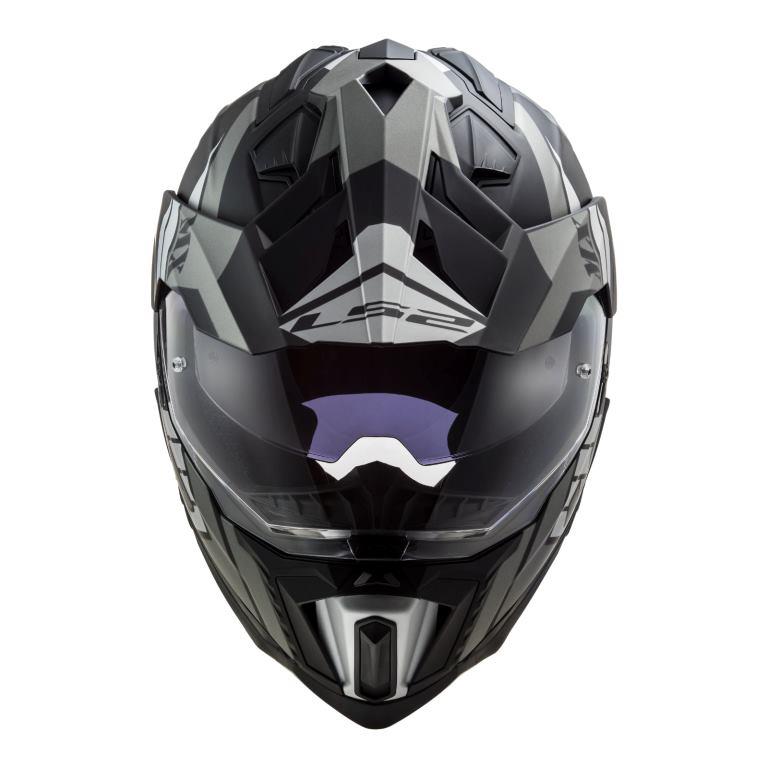 LS2 MX700 Explorer Atlantis Matt Titanium-06 Helmet - Riders Junction