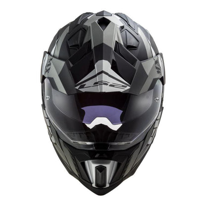 LS2 MX700 Explorer Atlantis Matt Titanium-06 Helmet - Riders Junction
