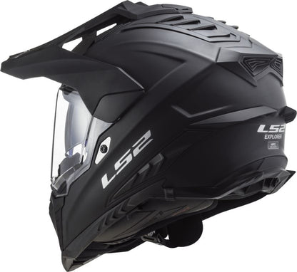 LS2 MX701 Explorer Solid Matt Black-06 Helmet - Riders Junction