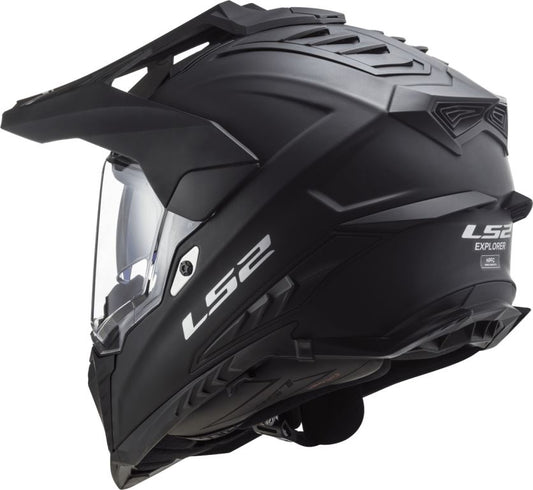 LS2 MX701 Explorer Solid Matt Black-06 Helmet - Riders Junction