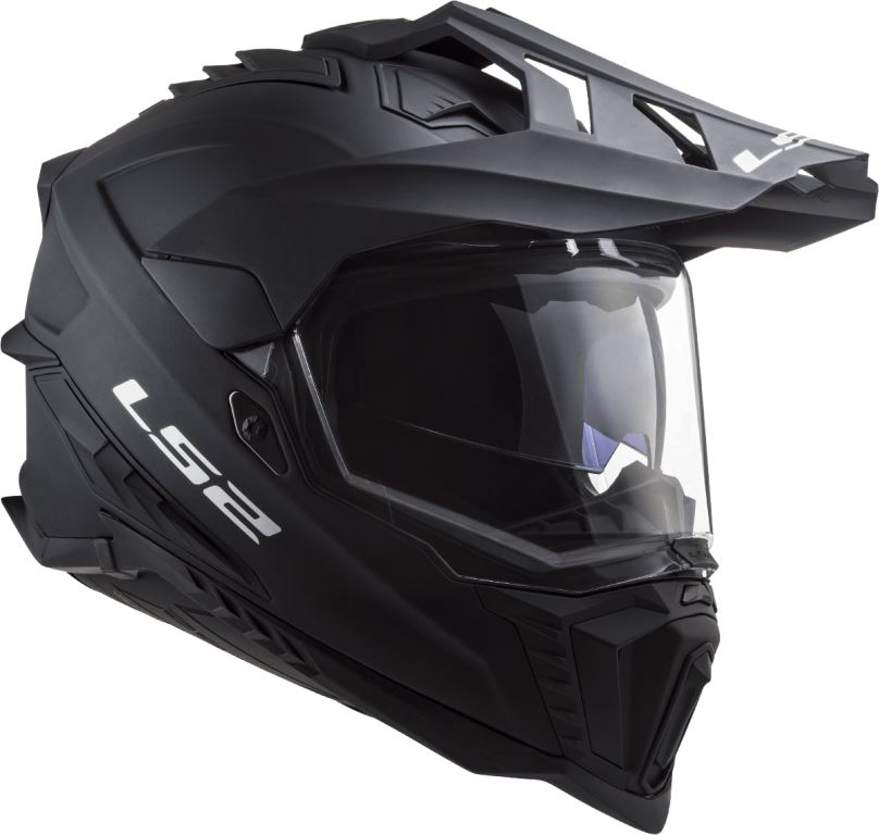 LS2 MX701 Explorer Solid Matt Black-06 Helmet - Riders Junction